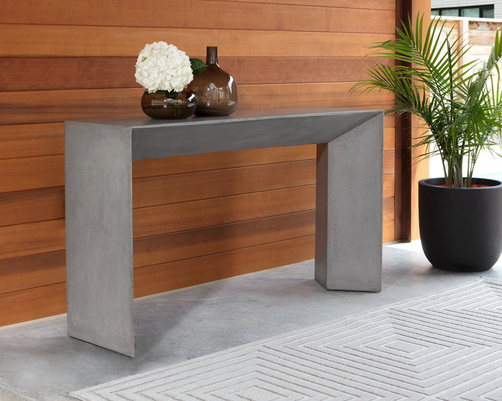 Concrete entry table discount